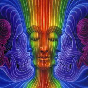 Limited Edition Alex Grey 900 piece Blotter Art Print